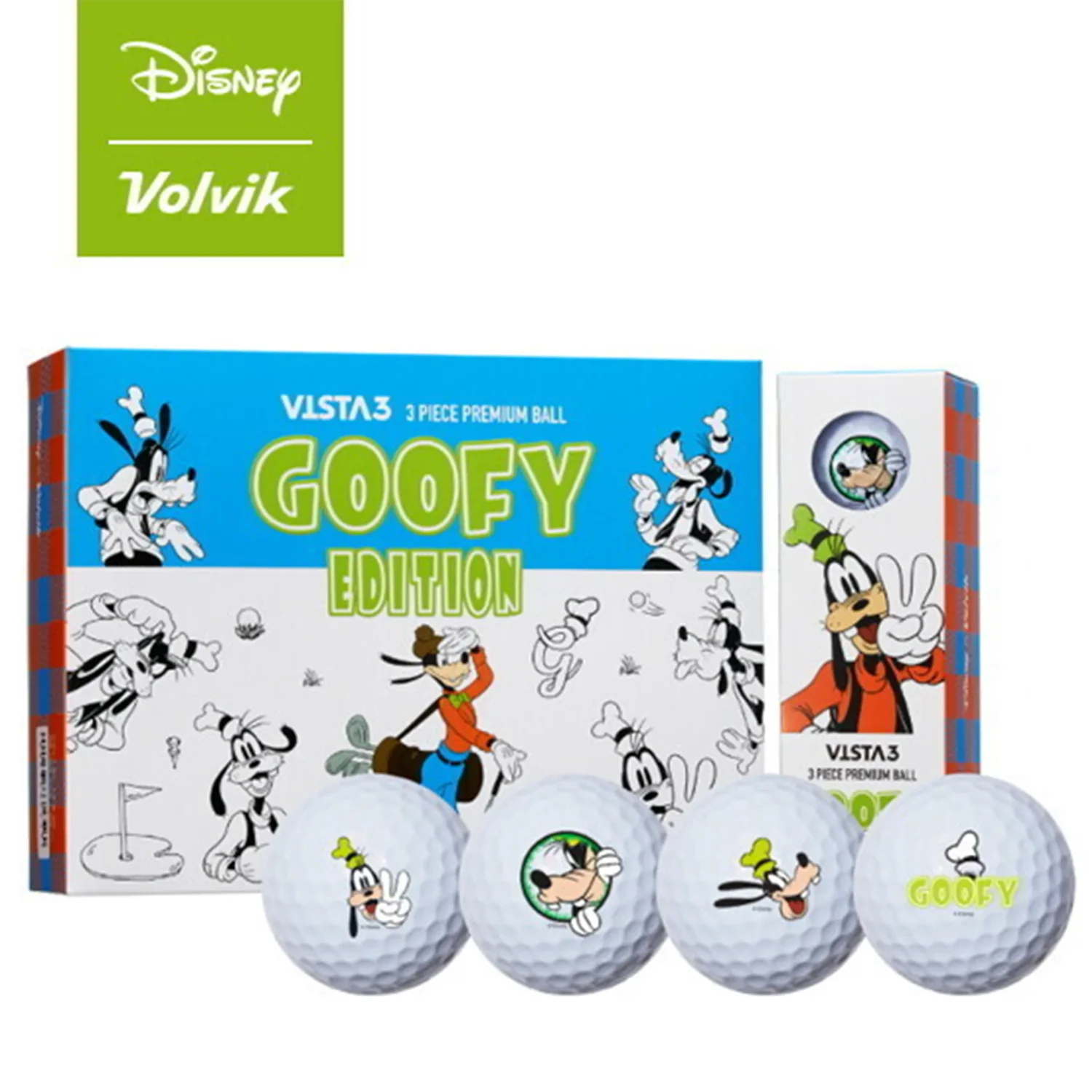 [볼빅]디즈니 구피 에디션 3피스 12구 