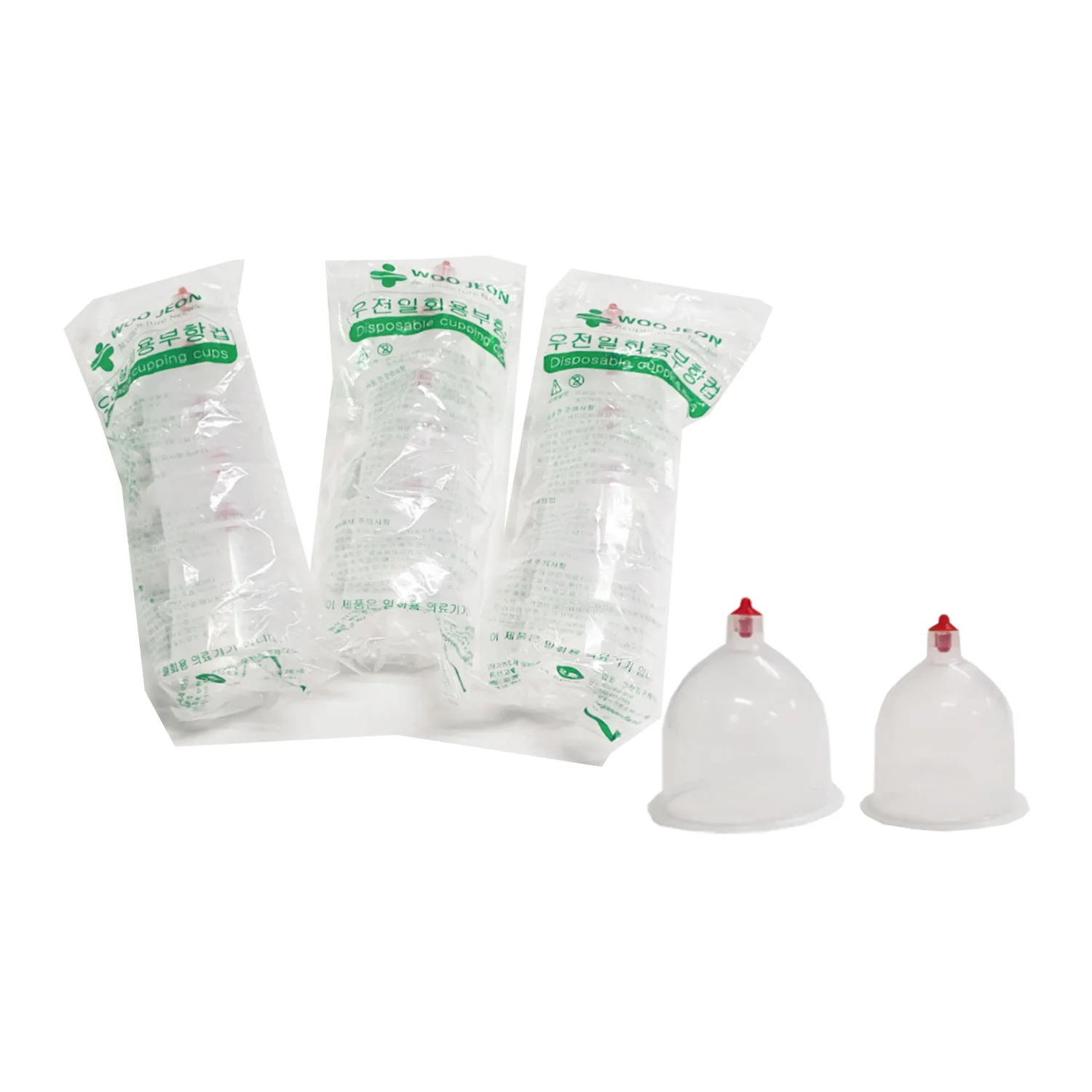 [우전]일회용부항컵 1~2호 100개 
