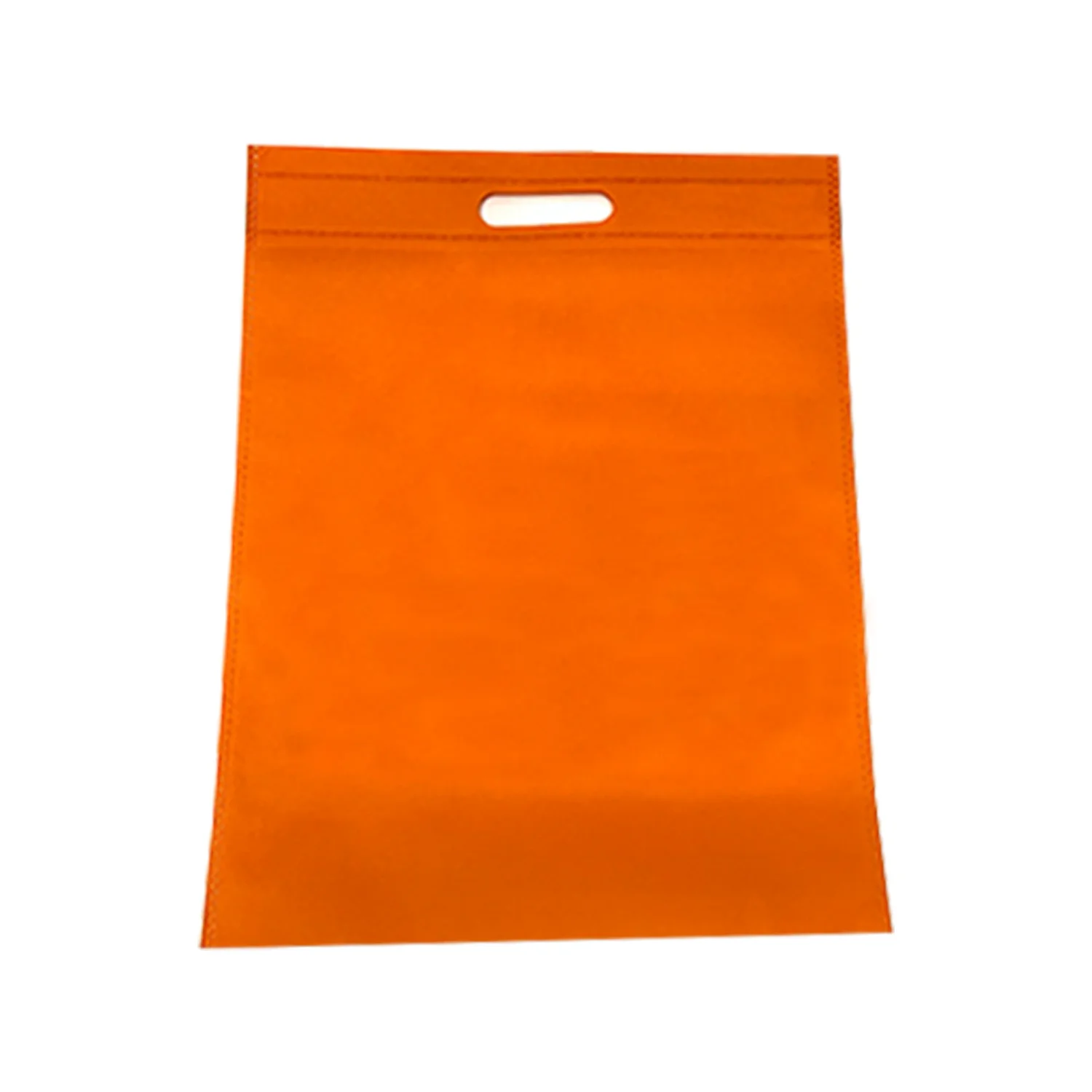 [오렌지]C형손잡이 부직포가방10개