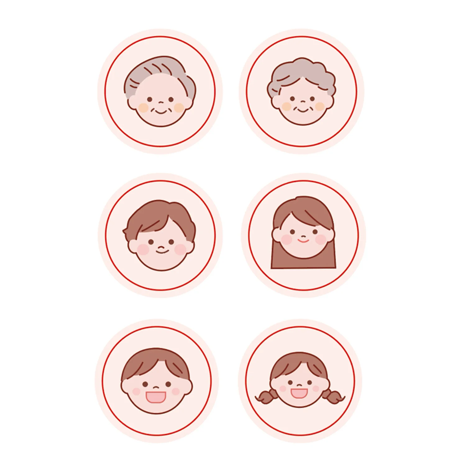 [기성스티커]한약파우치 구분스티커 100매