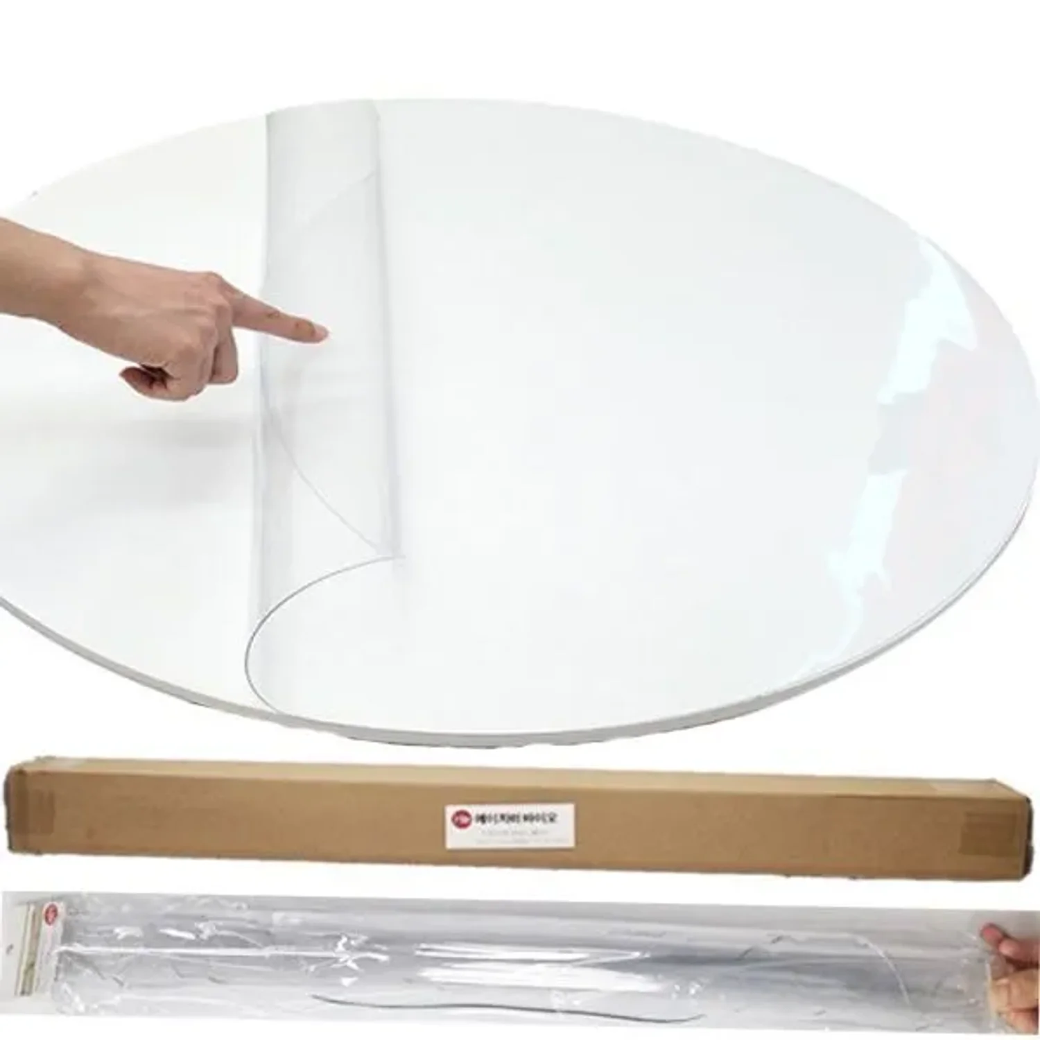 원형테이블 투명매트