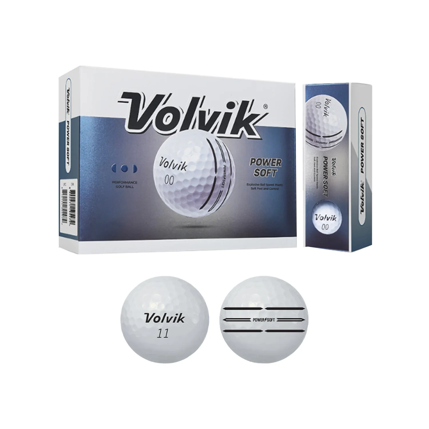 [볼빅] Power Soft 파워소프트 2피스 골프공 12구